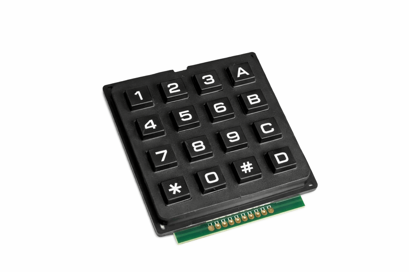 4×4 Matrix Keyboard Keypad Module with Plastic Keys for Arduino PIC AVR and Microcontroller Projects