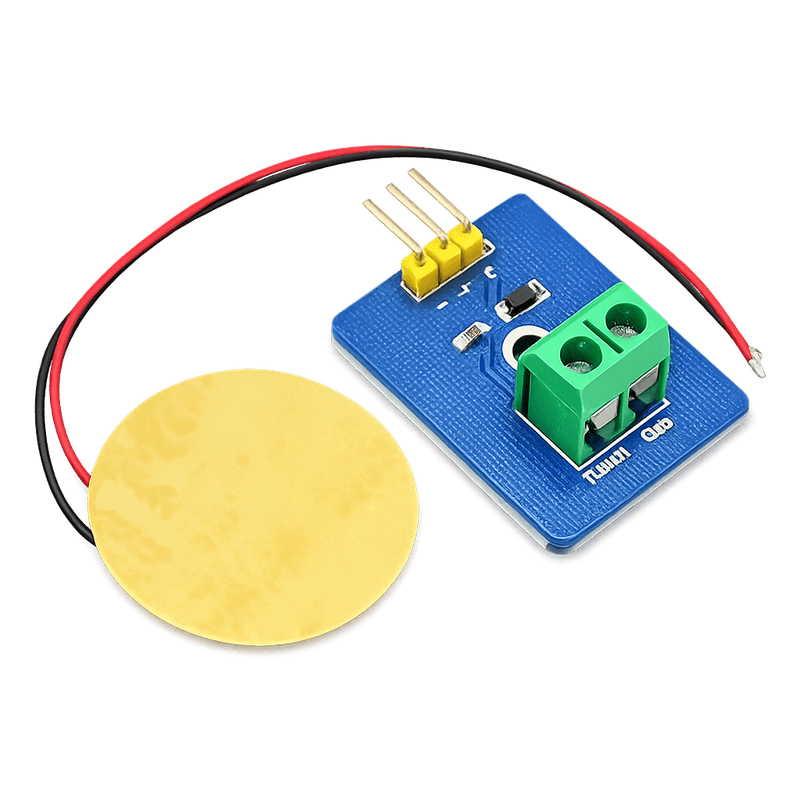 Ceramic Piezo Vibration Sensor Module – High Sensitivity Shock & Knock Detection Sensor for Arduino & DIY Electronics