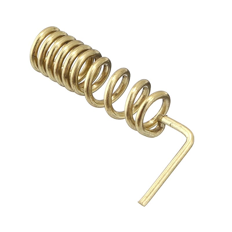 Copper GSM/GPRS Spring Antenna | Thickened Copper Spiral Coil Antenna for SIM800L, SIM7670G & IoT PCB Boards