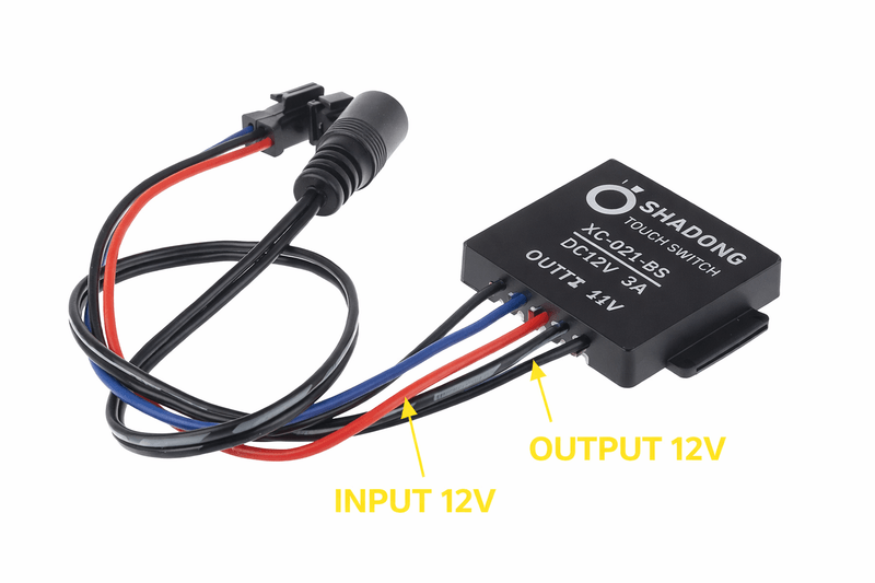 DC 12V 3A Touch Switch | Waterproof Mirror Touch On/Off Switch for Bathroom Lighting
