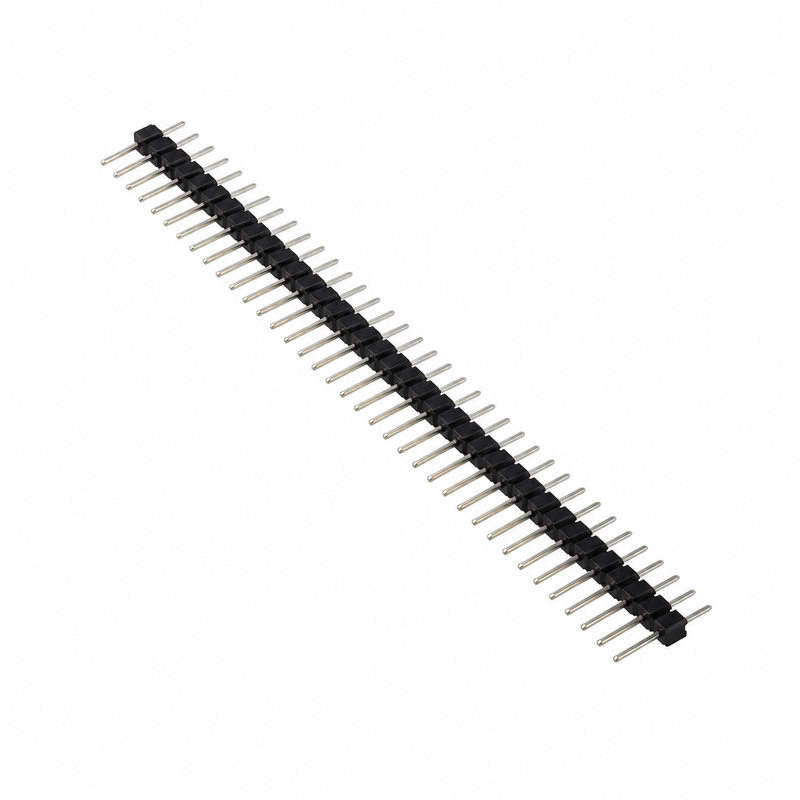 Male Header Pin 1×40 2.54mm Right Angle | 90° PCB Connector Strip for Arduino, Raspberry Pi & Electronics Projects