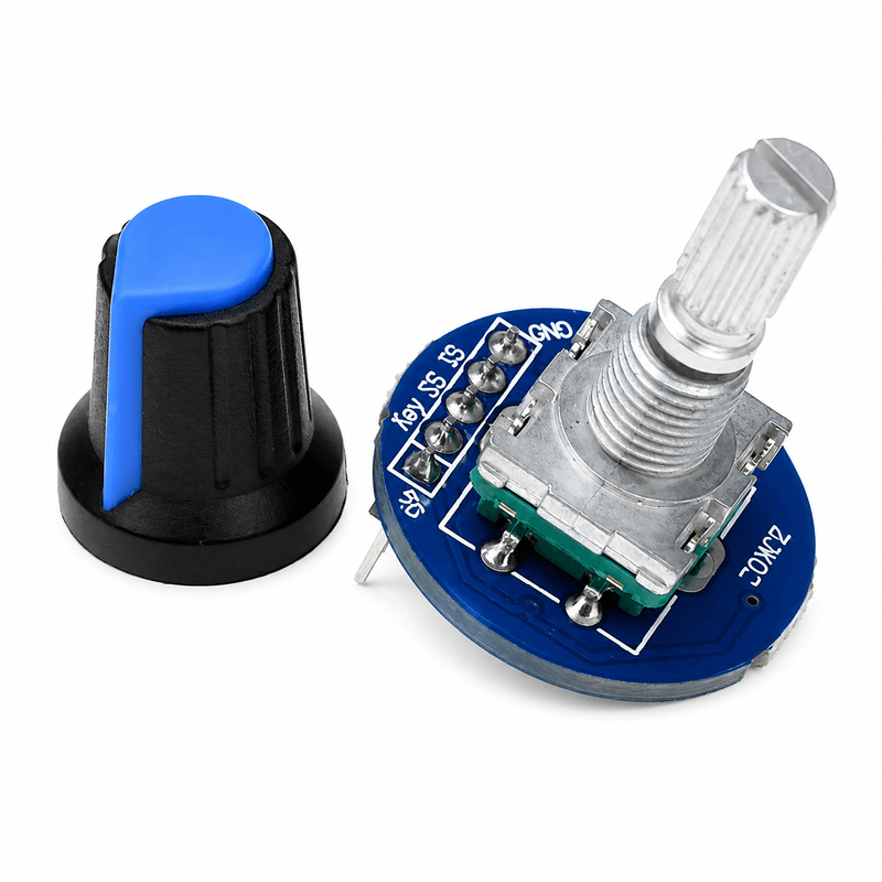 Rotary Encoder Module for Arduino – Incremental Rotation Position Sensor with Push Button