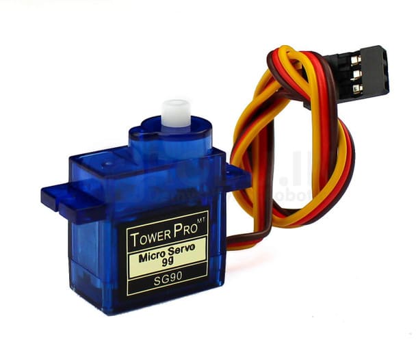 SG90 9G Micro Servo Motor – 180° Servo for RC Plane, Robot Arm & Arduino Projects