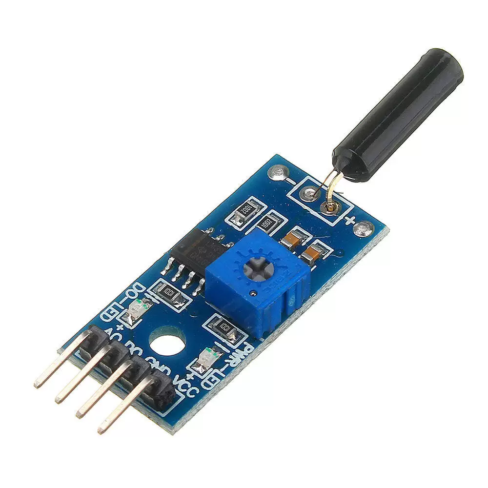 Vibration SW-420 Normally Closed Vibration Sensor Module | Adjustable Shock & Motion Alarm Sensor for Arduino, ESP32 & IoT Security Projects - Image 1