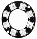 WS2812 RGB LED Ring 8-Bit Module | Individually Addressable NeoPixel LED Ring for Arduino & Raspberry Pi - Image 2